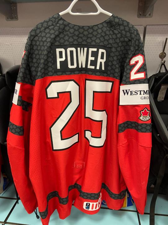 **OWEN POWER GAME-WORN TEAM CANADA JERSEY** | Powered by Givergy